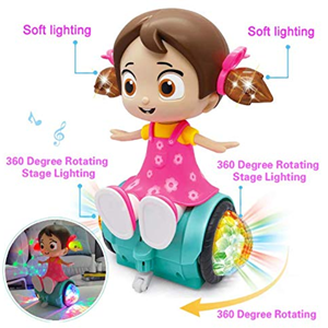 دختر نشسته موزیکال Musical Sitting Girl Doll_اسباب بازی